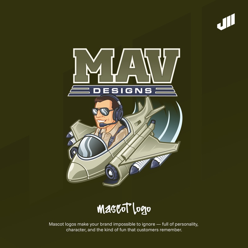 Mascot logo design by je.design